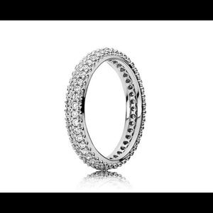 Pandora Double Row Diamond Ring